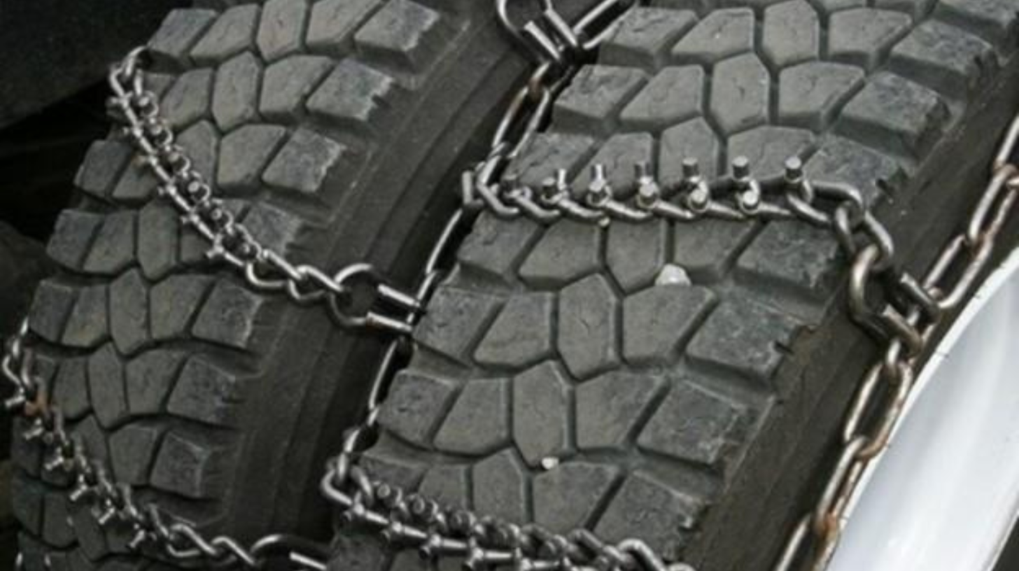 Chaining Tires in Winter